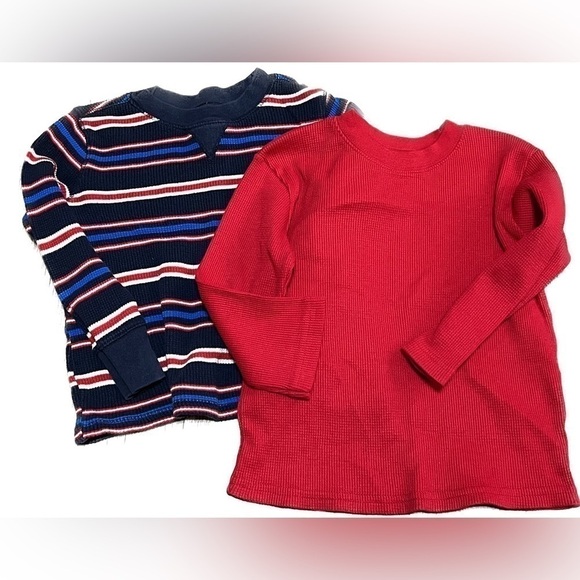 OLD Navy & Garanimals Long Sleeve Thermal Tops (Sz 3t & 4t) - Picture 1 of 12